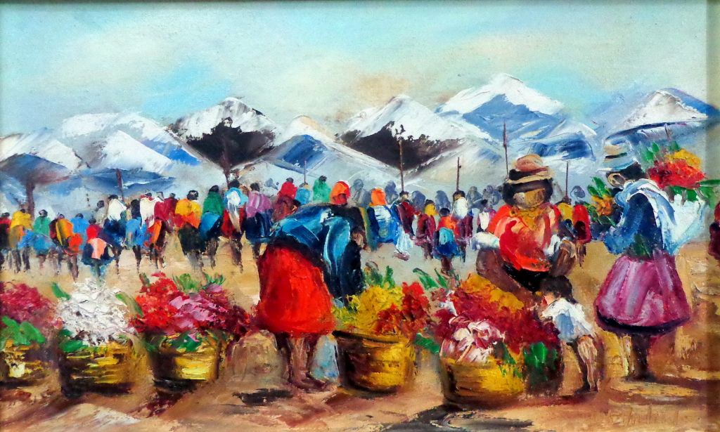 Mercado en el Cotopaxi
