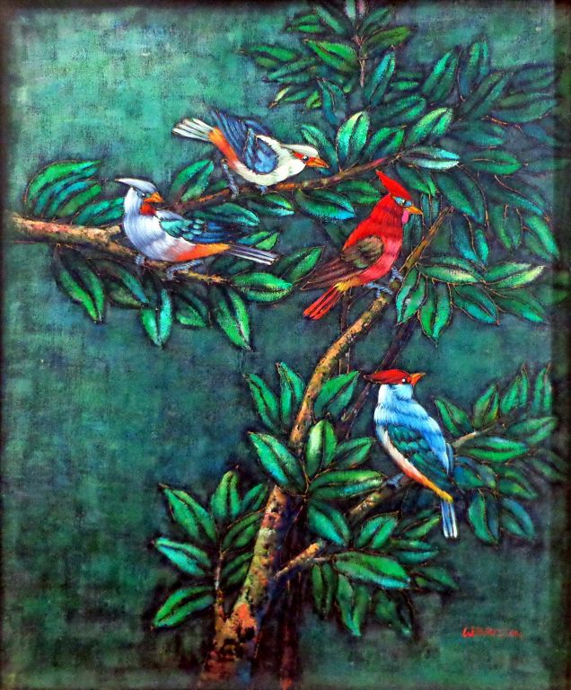 Árboles y pájaros