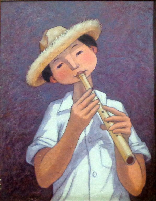 Niño con flauta