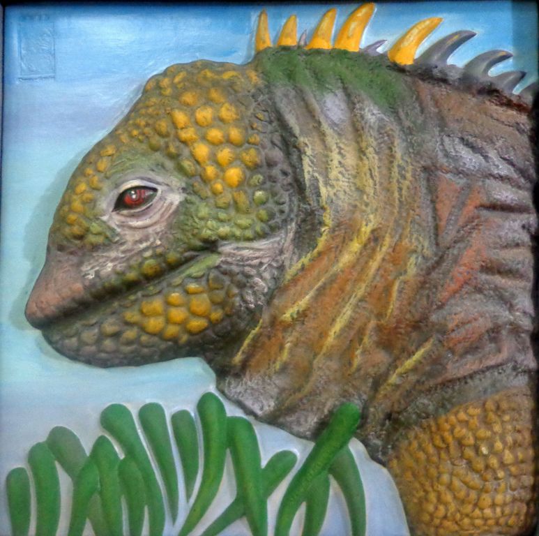 Iguana en cerámica