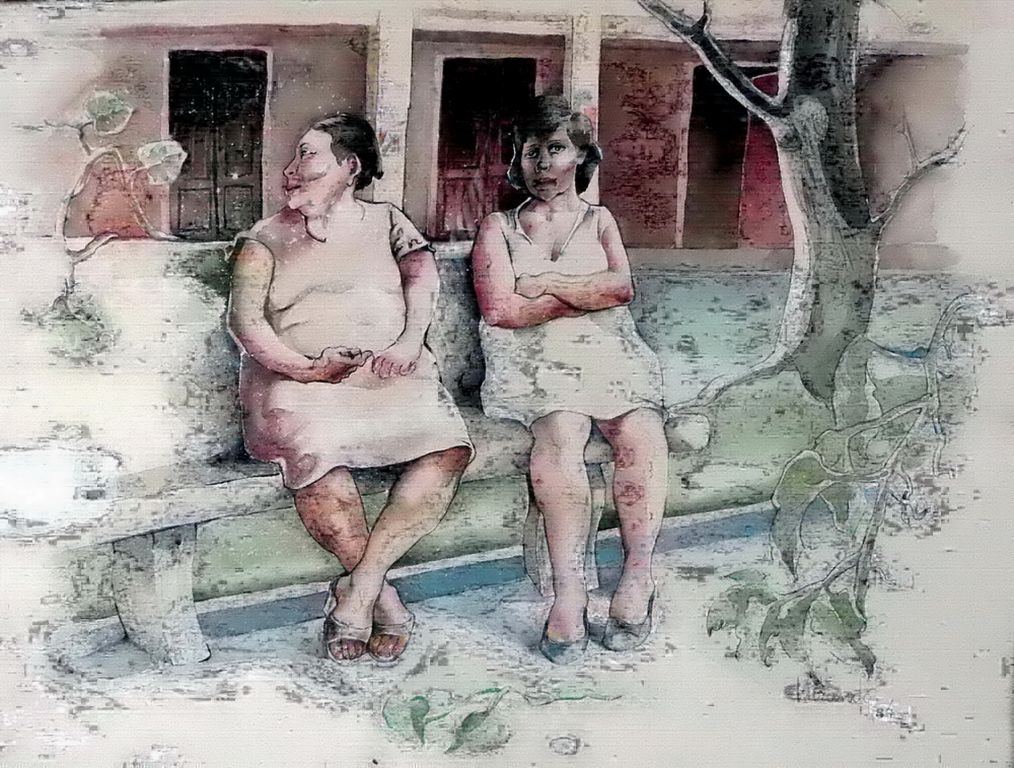 Mujeres sentadas